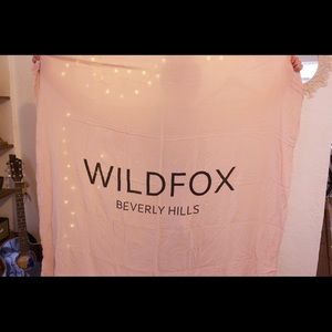 Wildfox Beverly Hills pink scarf tapestry